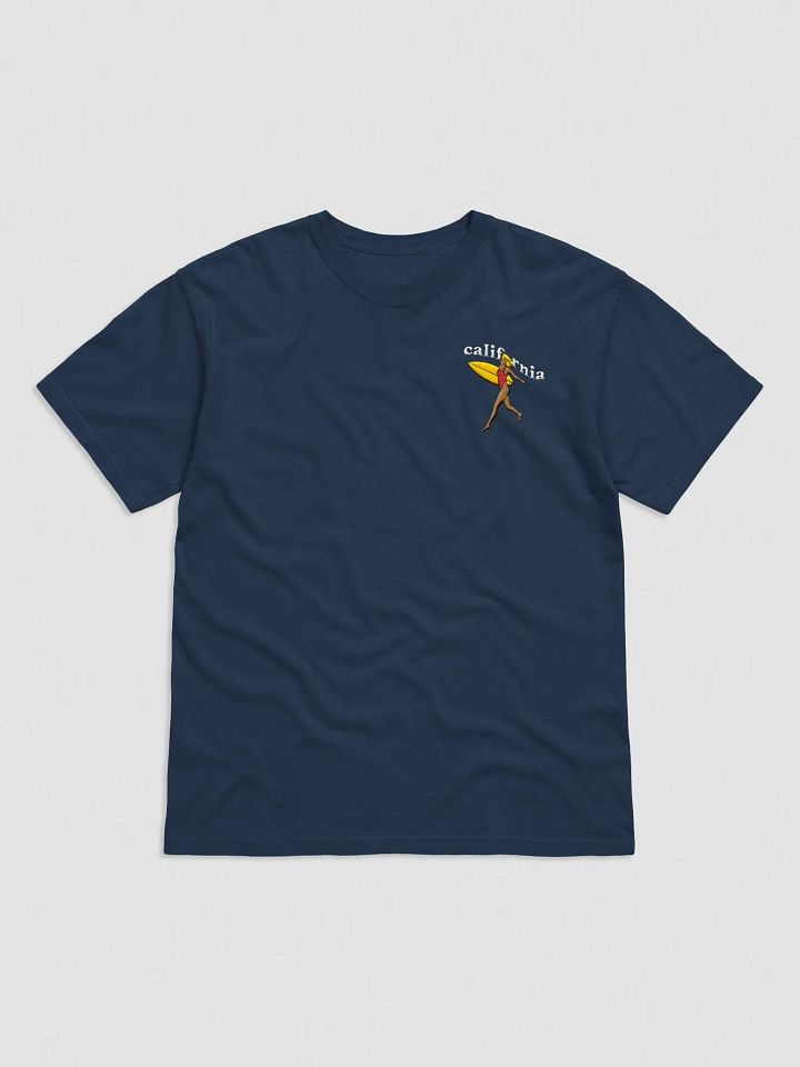 California Surfer Girl Left Side Emboidery Tee product image (2)