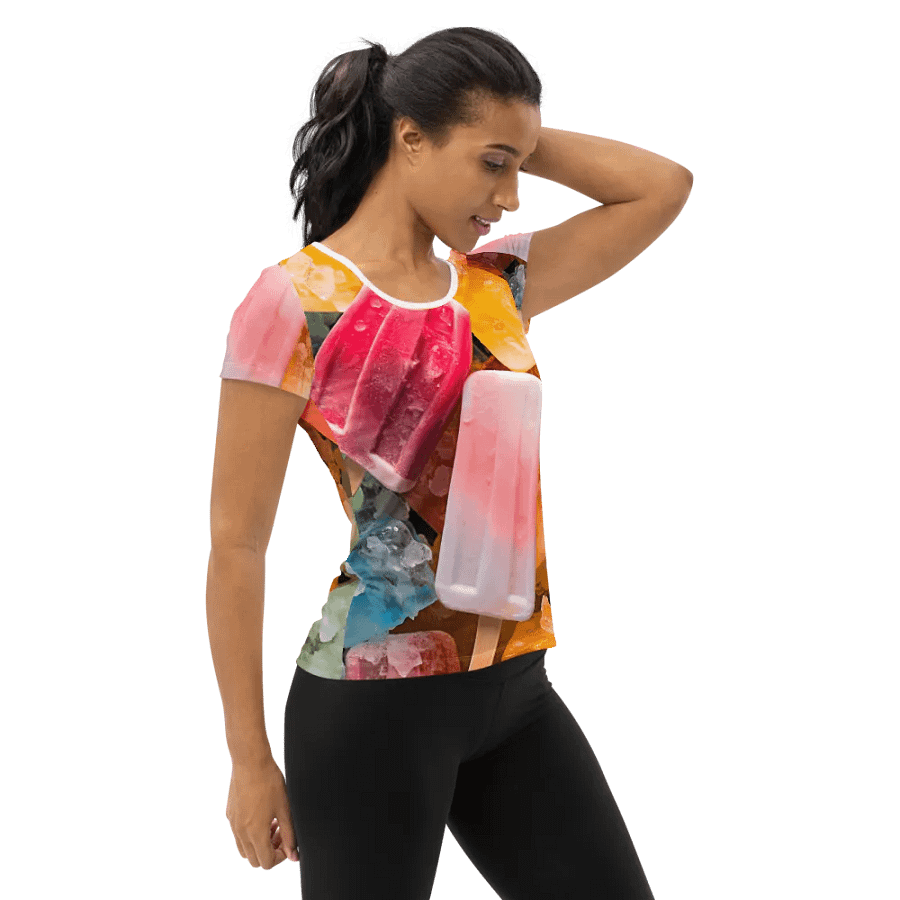 Summer Popsicle Paradise Women's Athletic Tee product image (4)