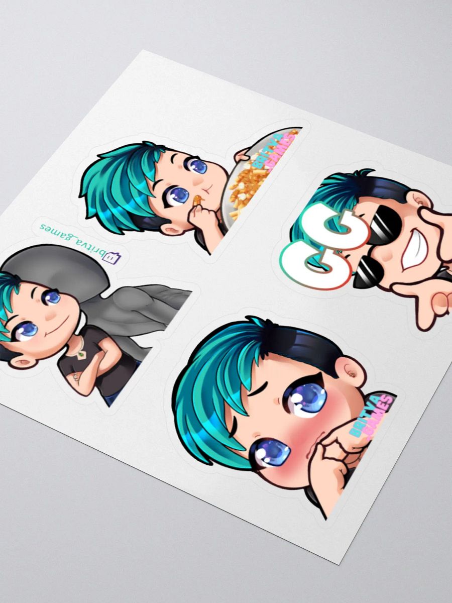Emote Sticker Sheet 5 (4 Stickers) product image (2)