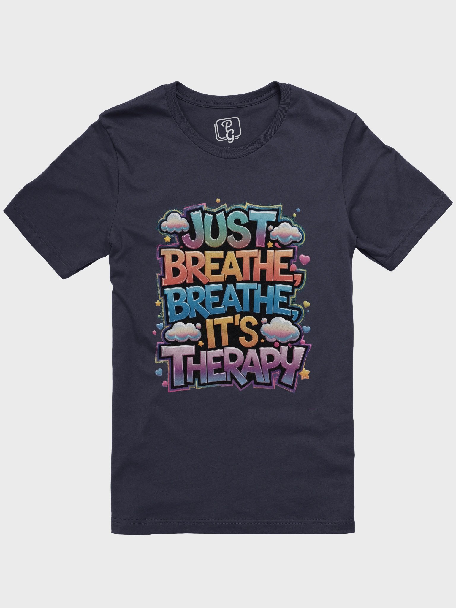 Just Breathe, breathe, it's therapy T-shirt product image (1)