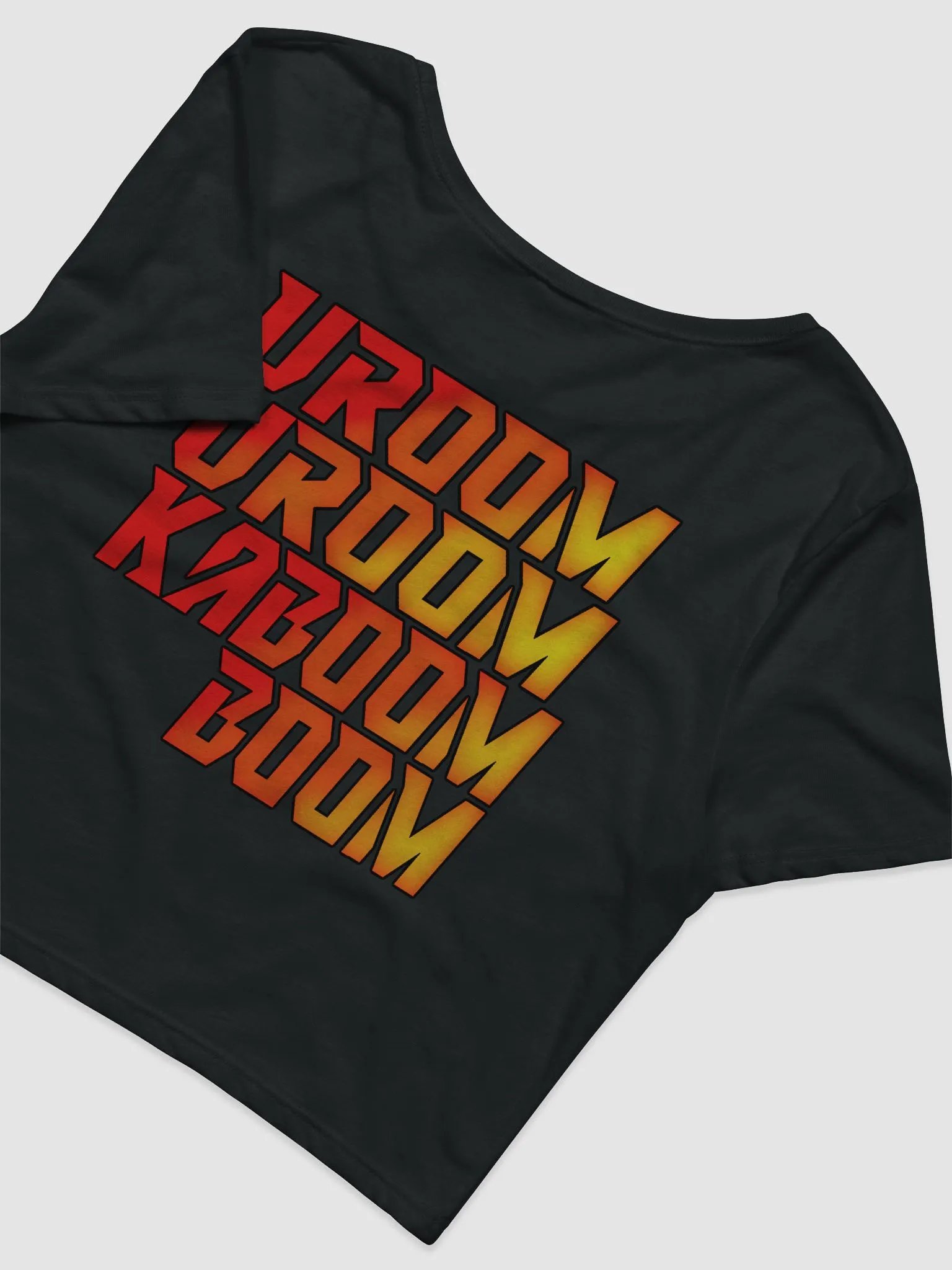 Vroom Vroom Kaboom Boom Cropped T-Shirt product image (7)