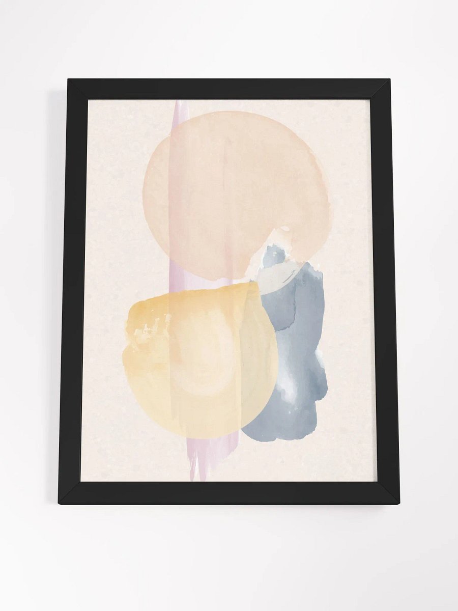 Harmony in Abstract Shapes Framed Poster product image (52)