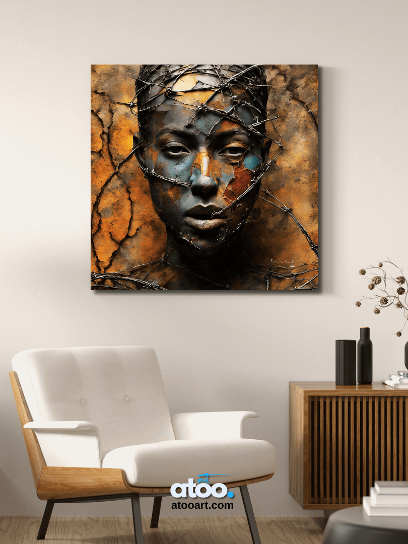 Be Free to Yourself | Last Prisoner Look | Canvas Painting product image (6)