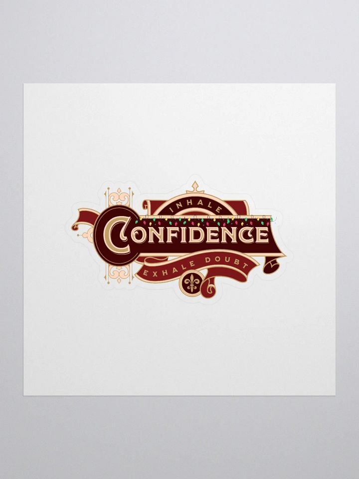 Confidence Boost Kiss Cut Sticker product image (1)