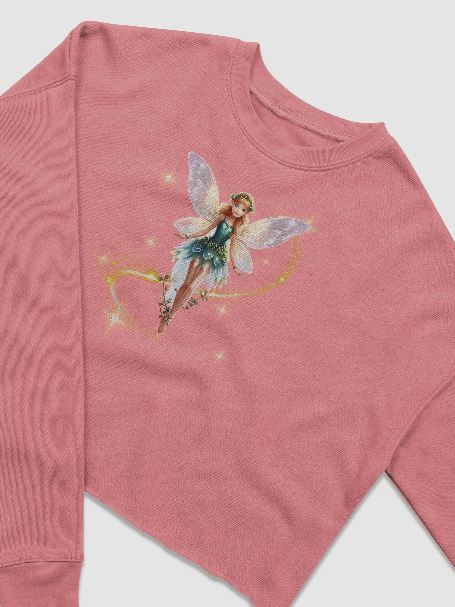 Enchanted Fairy Fleece Crop Sweatshirt Bella+Canvas (Women's) product image (3)