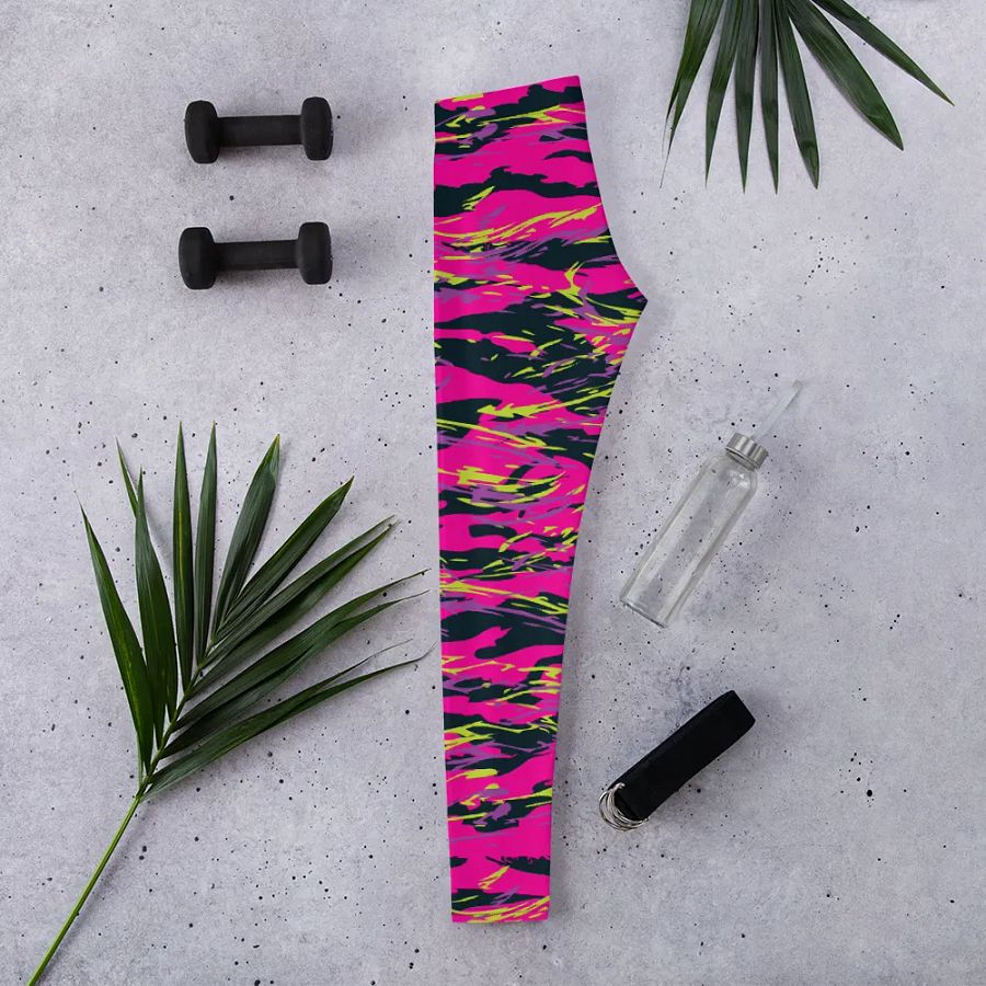 Pink Camo Women's Leggings product image (3)