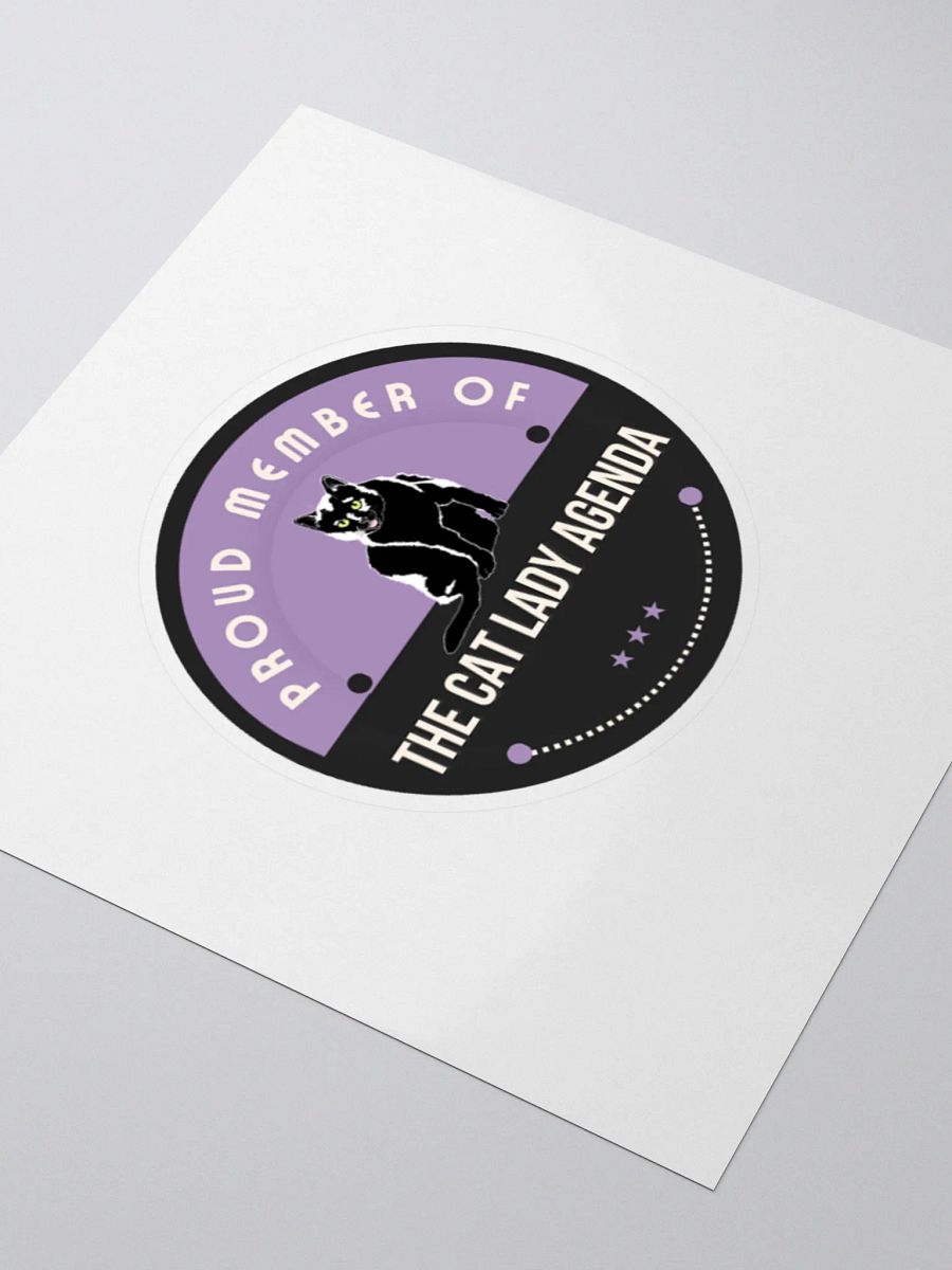 Cat Lady Agenda: A Feminist Sticker product image (7)