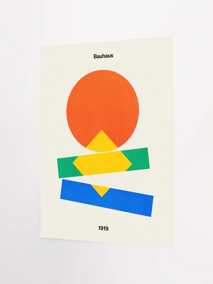 Balance: Bauhaus 1919 Exhibition 02 Poster Art Print product image (6)