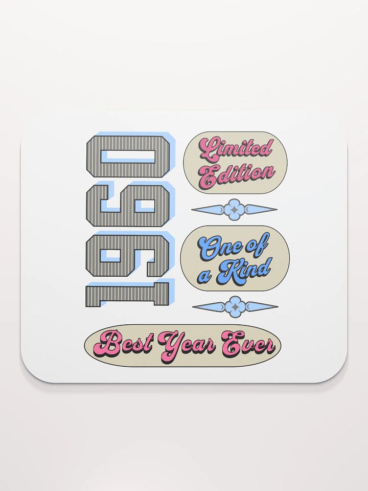 Best Year Ever 1960 Limited Edition Celebration Mouse Pad product image (2)