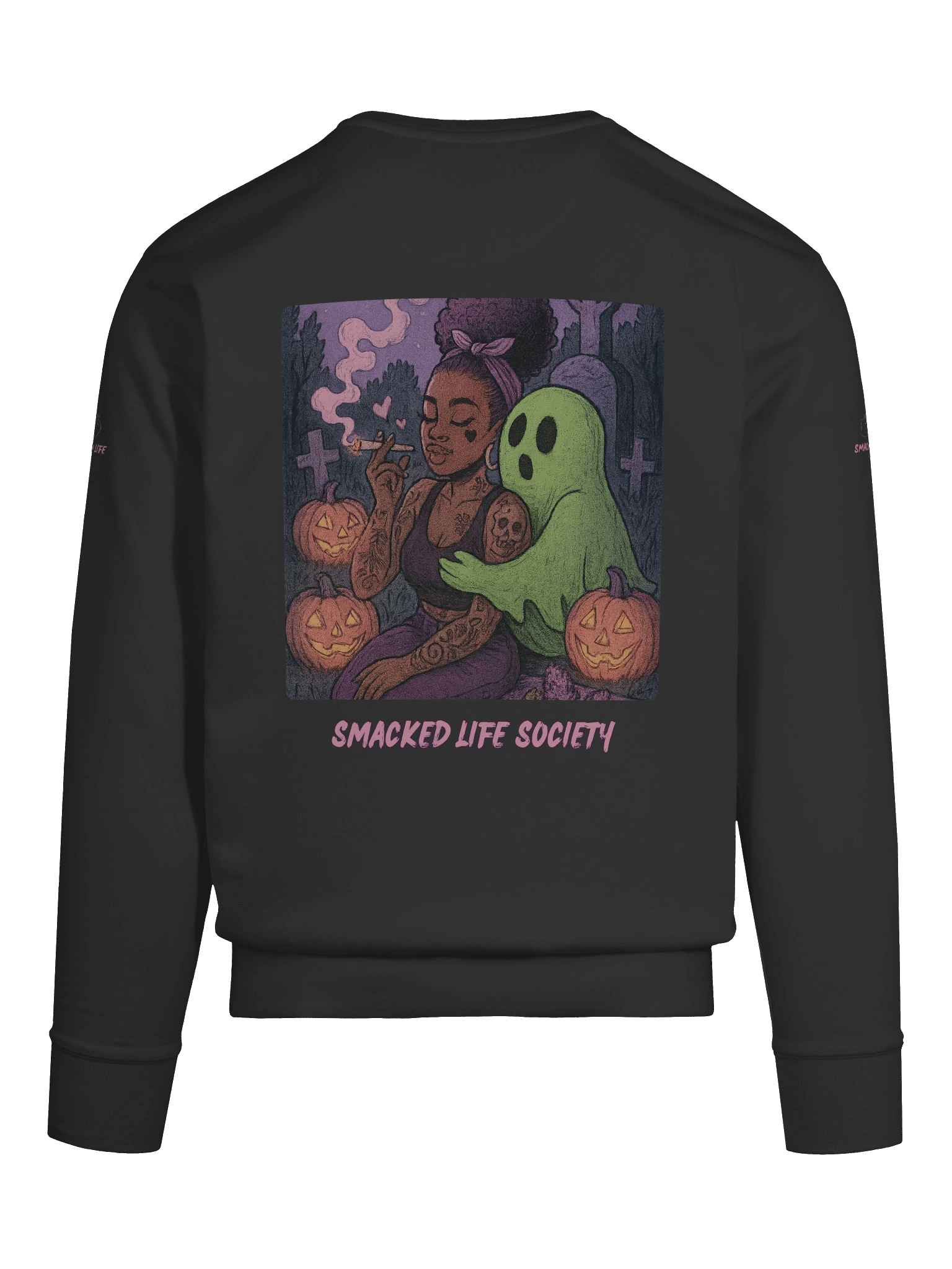 Smacked on Boo – Haunted Love Unisex Sweatshirt product image (11)