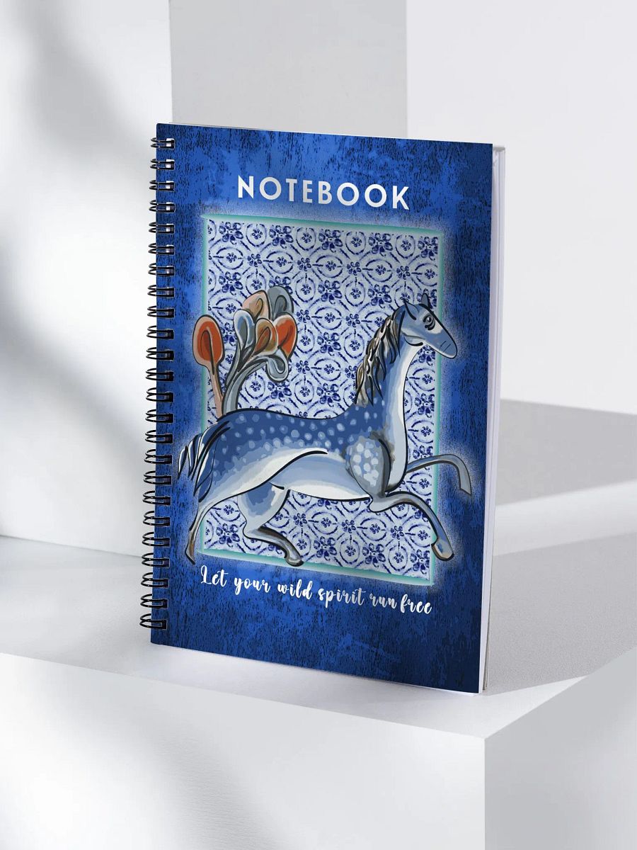 Cuaderno de diseño medieval con caballo: product image (4)