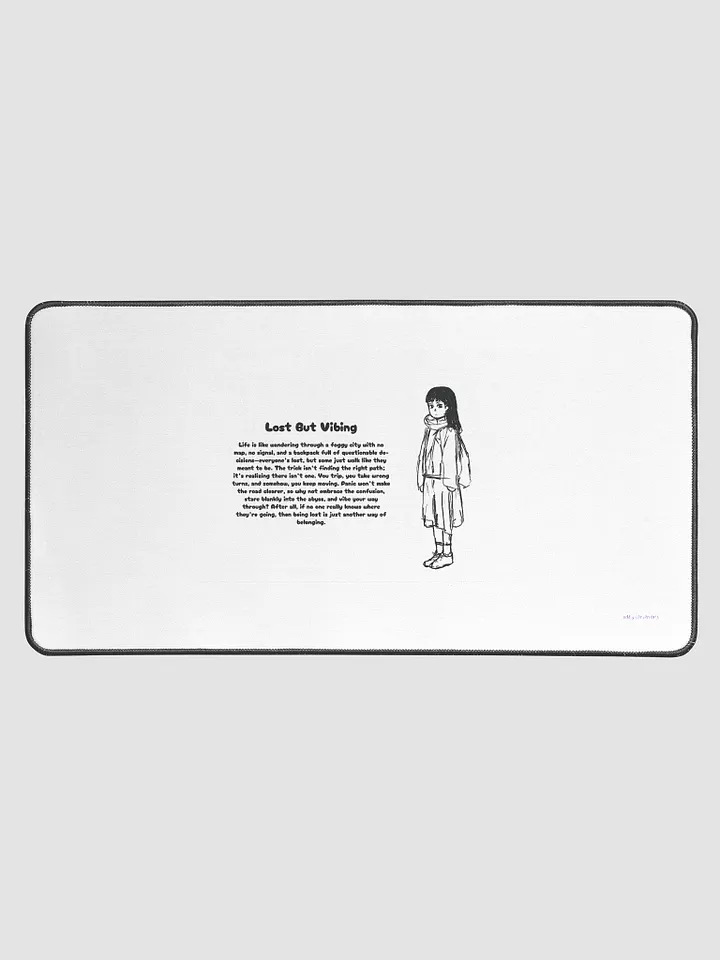 Lost But Vibing Desk Mat product image (1)