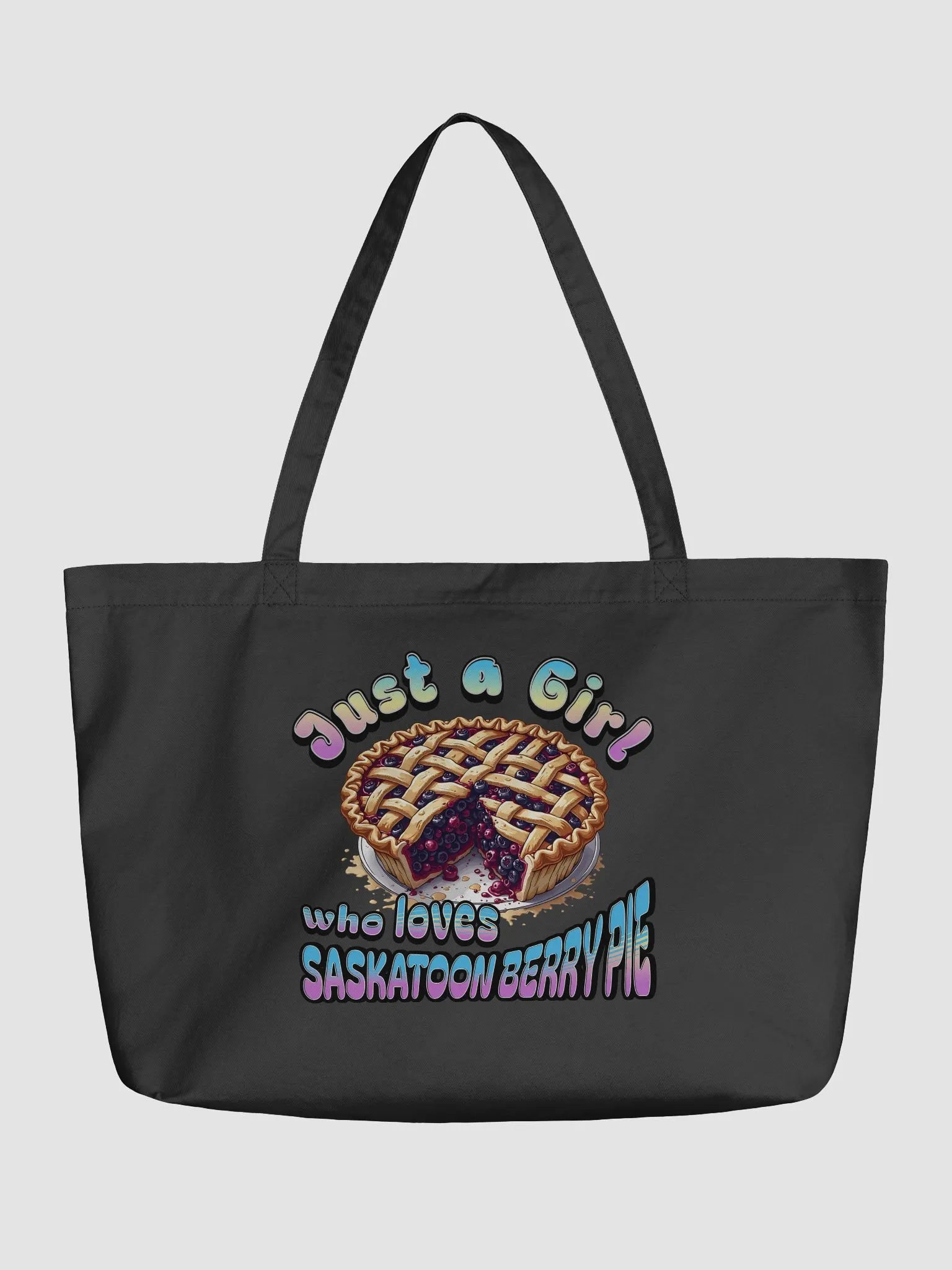 Just A Girl Who Loves Saskatoon Berry Pie Tote Bag product image (2)