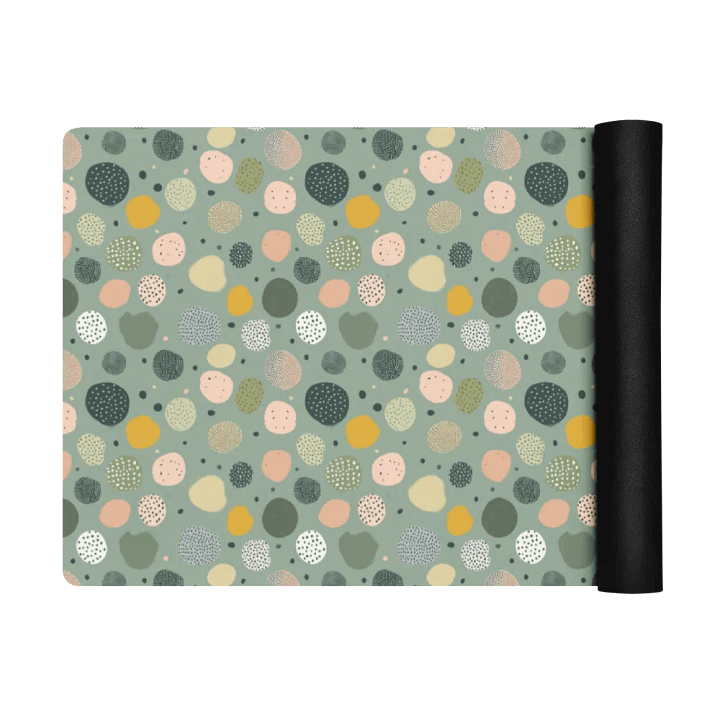 Green Boho Yoga Mat by Treasure Pie product image (2)