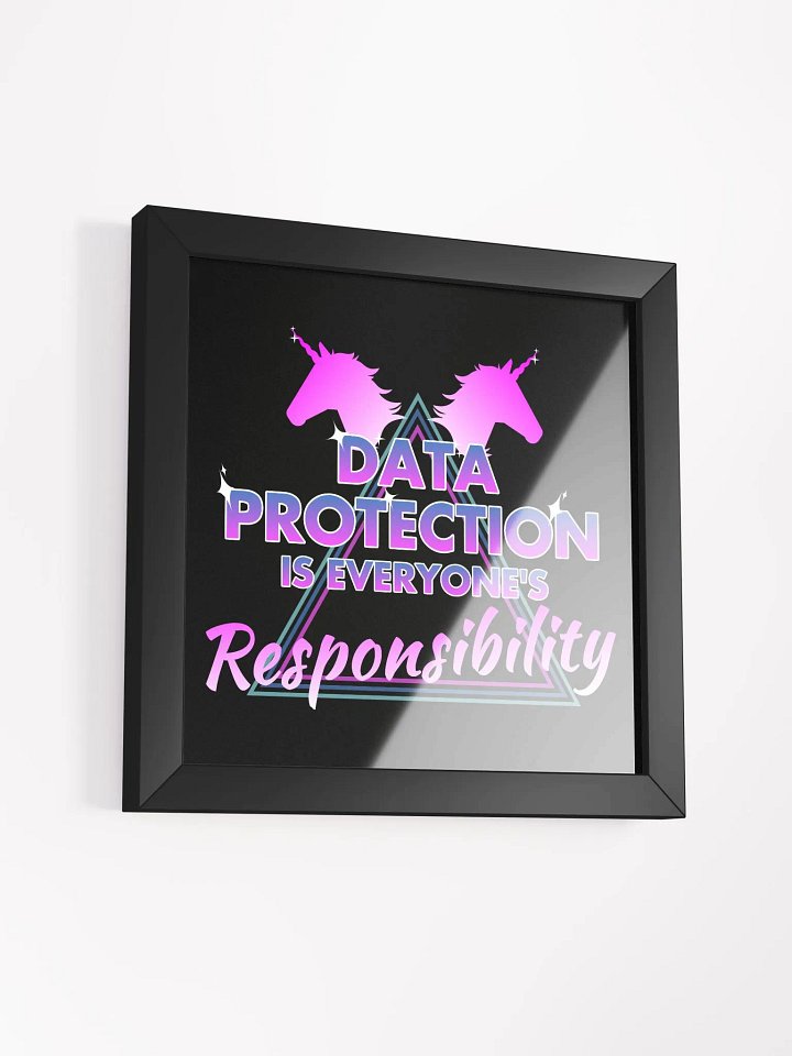 Data Protection framed poster product image (1)