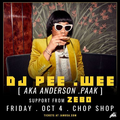 Im playing an all vinyl set with Anderson .Paak aka Dj Pee .Wee at Chop Shop on Friday night. Bringing the gems out of my cra...