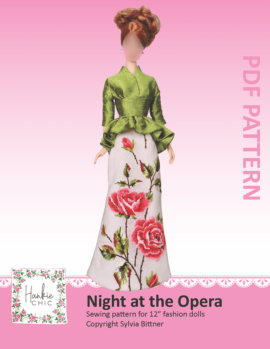 Night at the Opera sewing pattern for 12" fashion dolls product image (1)
