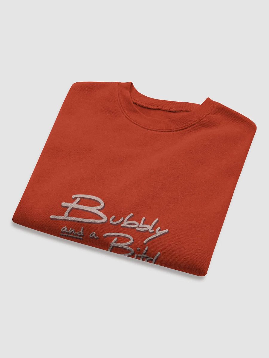 Bubbly and a B*tch (blush shadow design) women's fleece crop sweatshirt product image (8)