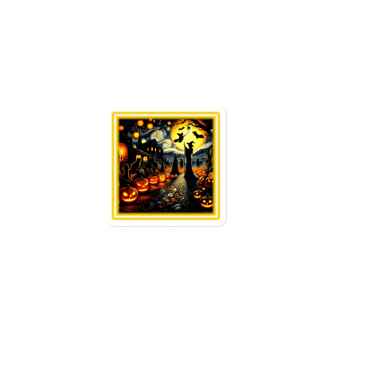 Witches & Pumpkins Slimline Flexible Magnets product image (1)