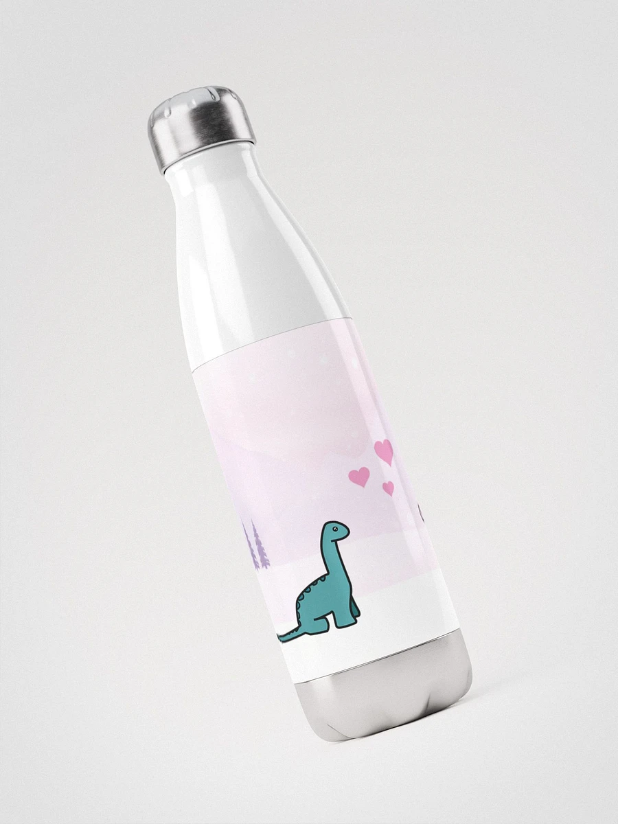 Pink & Blue Dinos - Steel Water Bottle product image (3)
