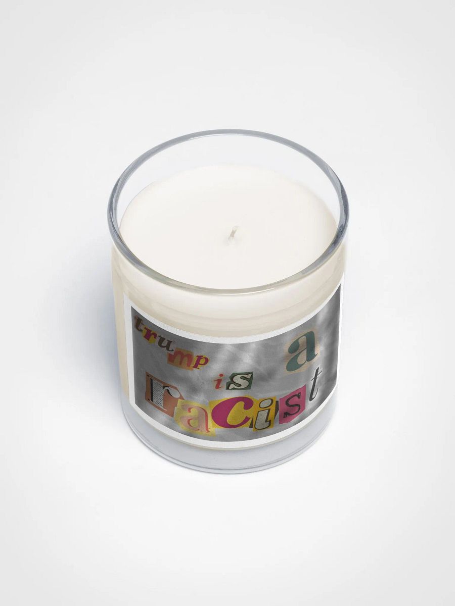Trump is a Racist Soy Wax Candle product image (3)