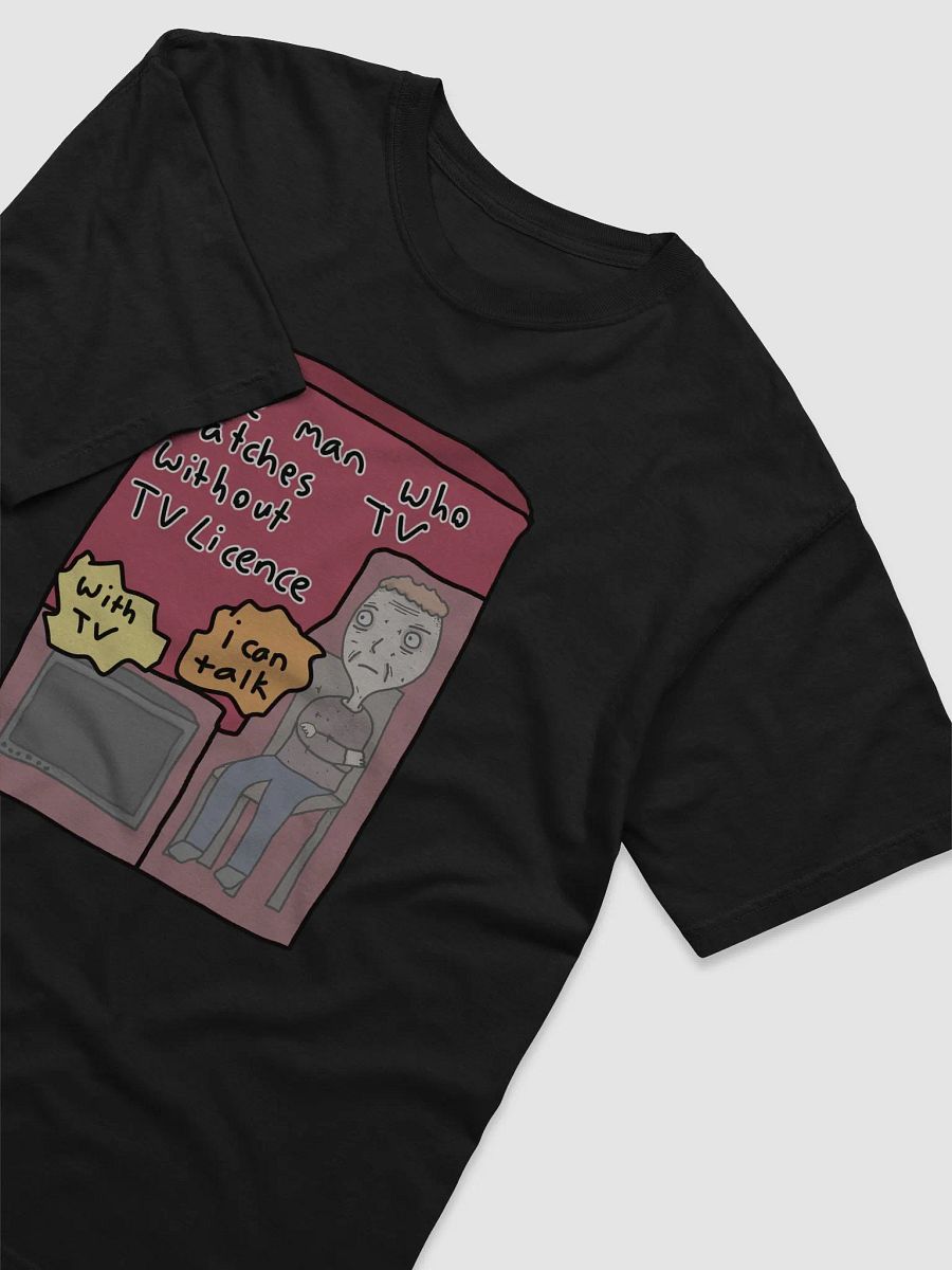 man who watches tv without tv license tee product image (3)