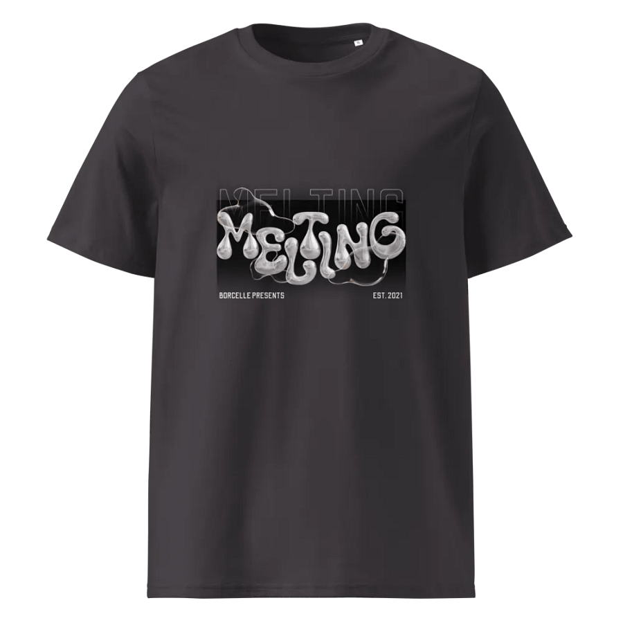Melting Liquid Typography Organic Tee product image (5)