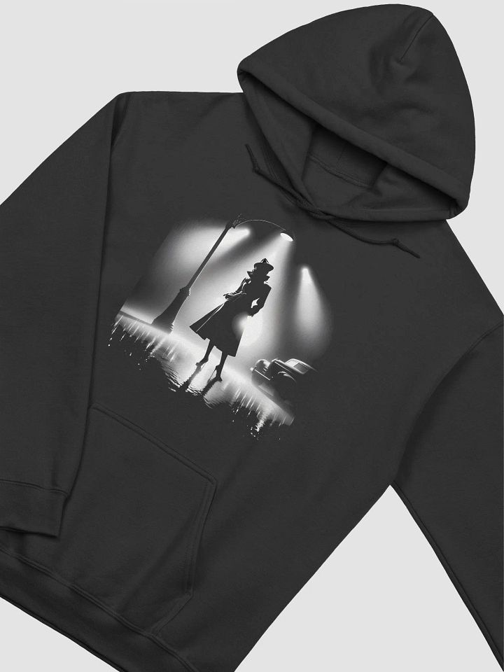 Femme Fatale Noir Rainy Night Mystery (Womens Hoodie) product image (2)