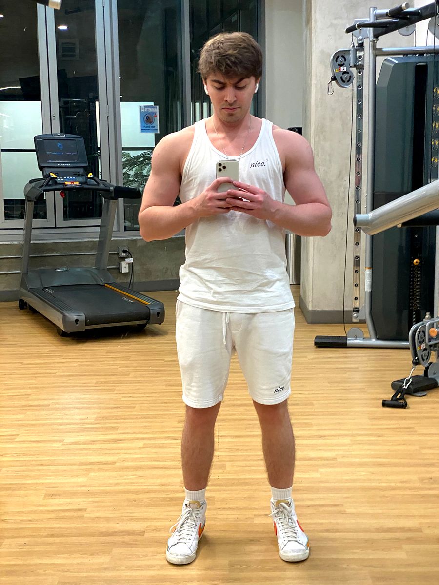 Nice. Athletics Tank Top (White) product image (3)