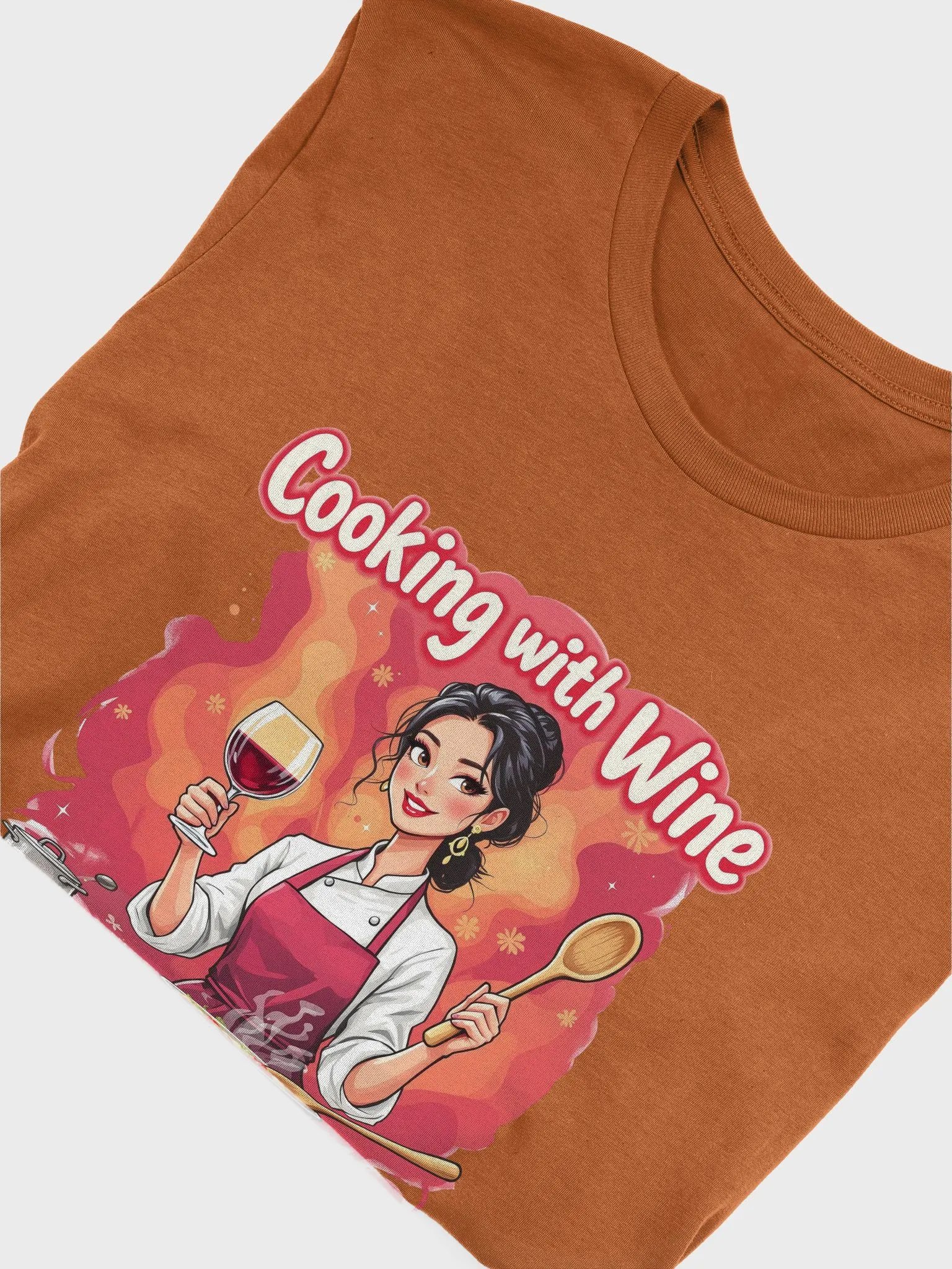 Cooking With Wine Chef T-Shirt product image (50)