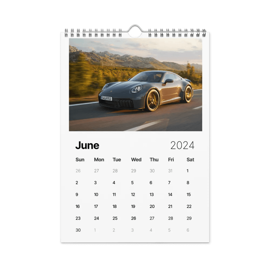 Porsche Rides 2024 Wall Calendar product image (8)