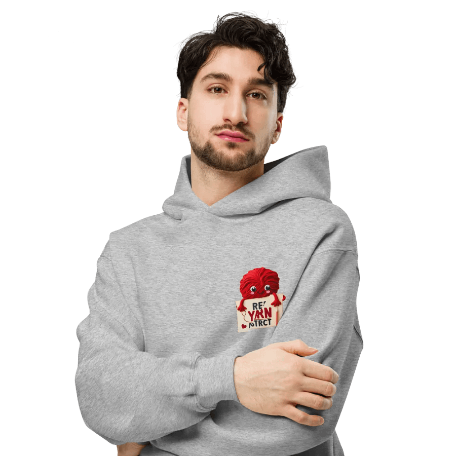 Red Yarn District/ Yarnie Oversized Hoodie product image (33)