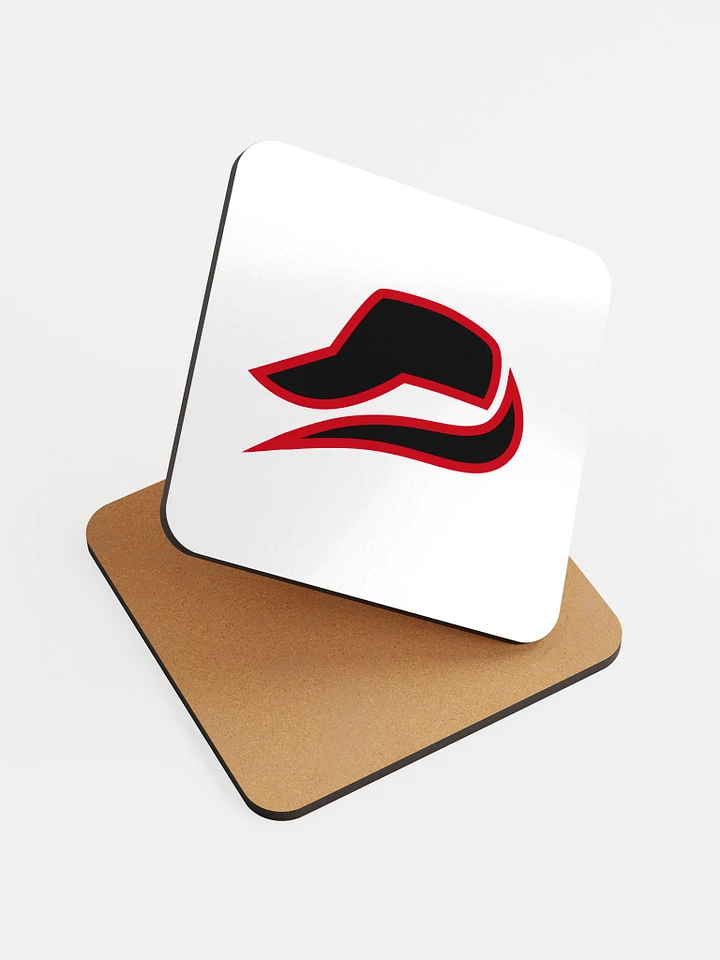 Glossed Cork Coaster - Tailcap product image (1)