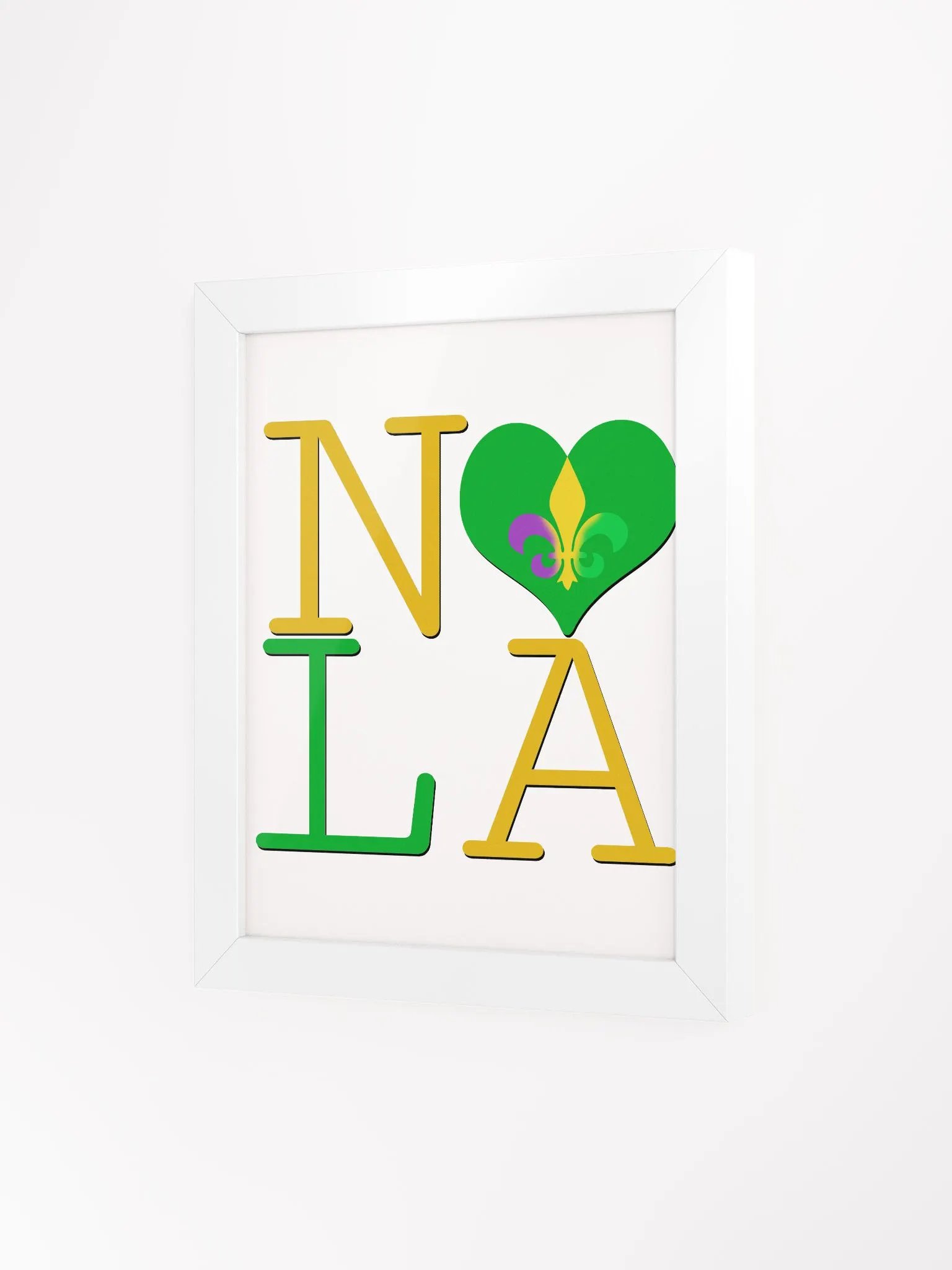I LOVE NOLA **BIGSHOT POSTER** (MARDI GRAS 2 + IMAGE POP) product image (3)