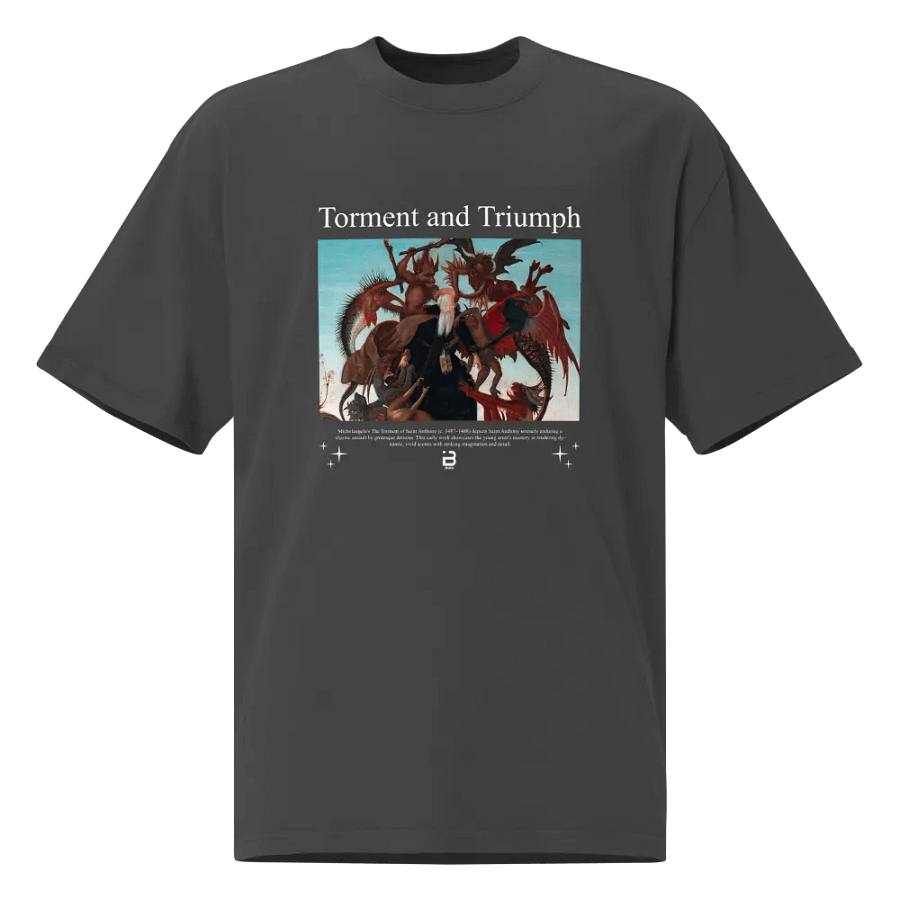 Torment and Triumph - BUIII Remix Premium Oversized Faded T-Shirt - Black product image (11)