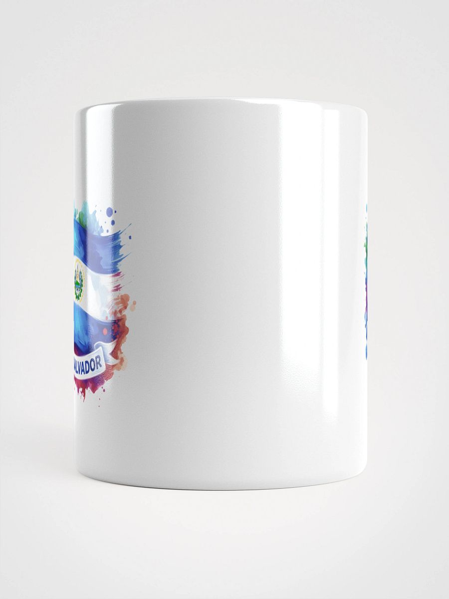 Salvadoran Flag Splatter Mug product image (15)