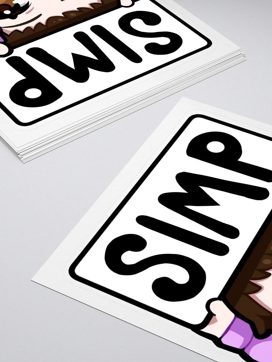 Dedicated Simp Sticker product image (10)