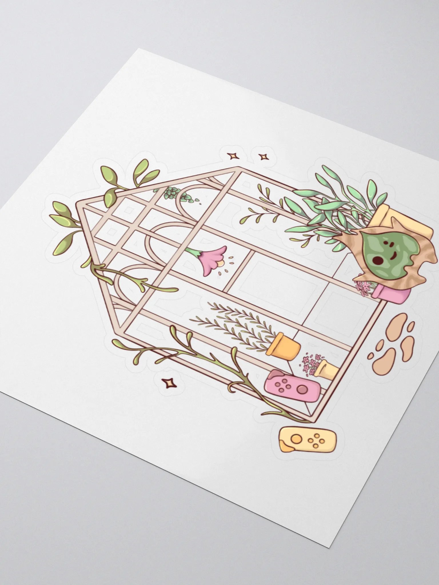 Botanical Greenhouse Sticker product image (3)