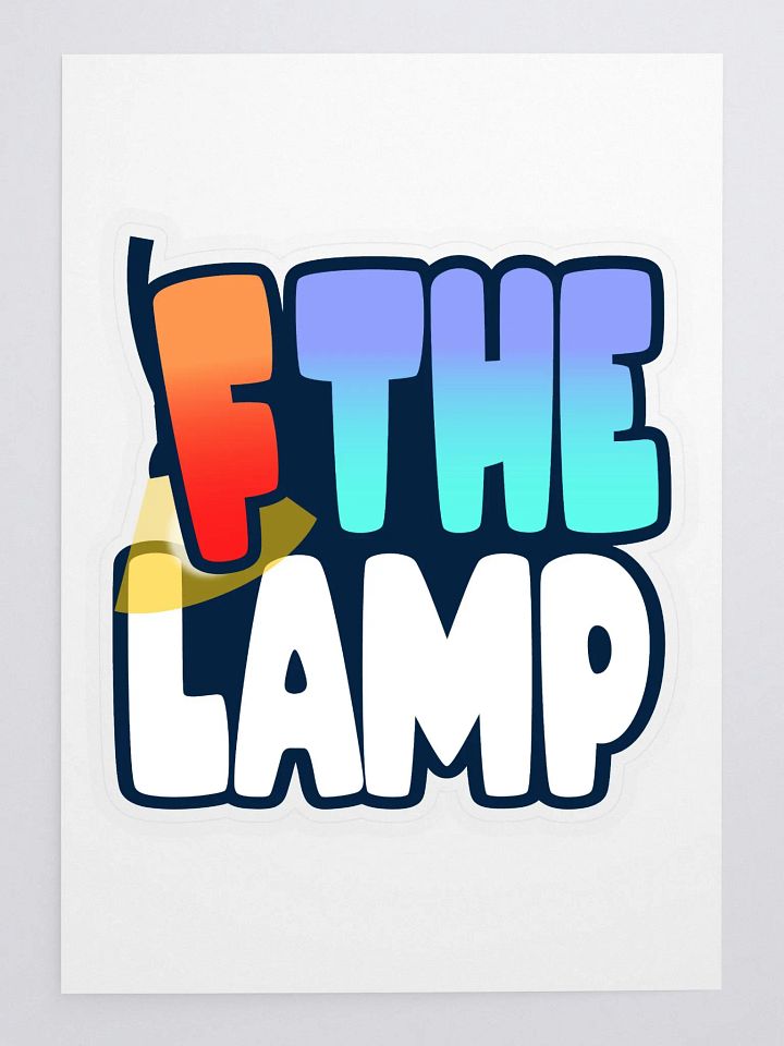 large f the lamp sticker product image (1)