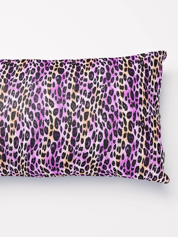 Purple Beige Leopard Pillow product image (5)