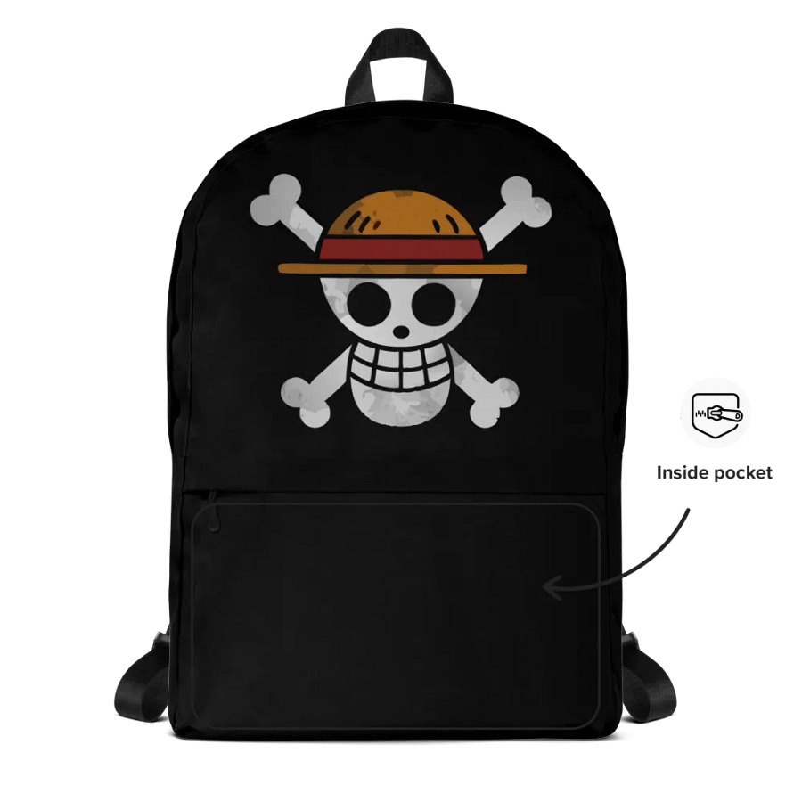 Grinning Skull All-Over Print Backpack product image (10)