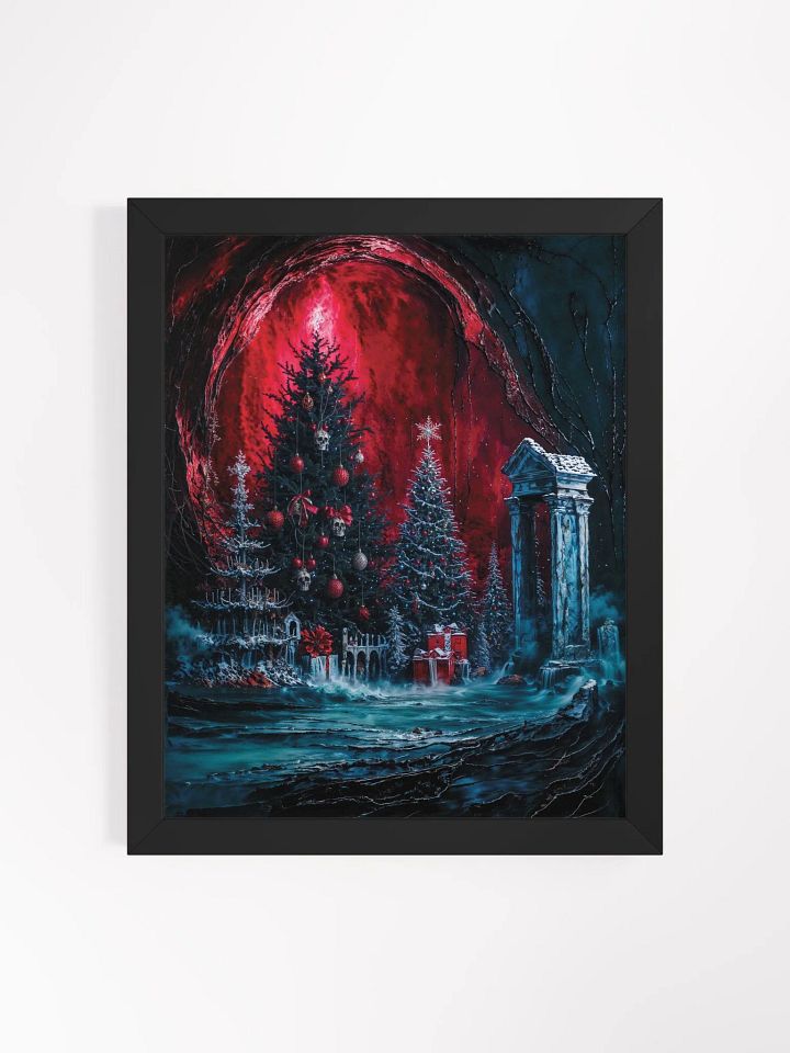 Gothic Christmas Forest Framed Poster product image (4)