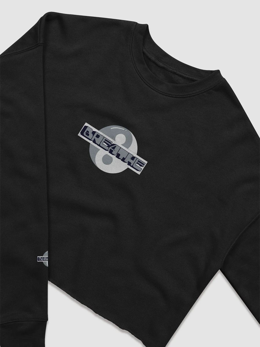 Breathe Women's Fleece Crop Sweatshirt | Cozy & Mindful Style product image (6)