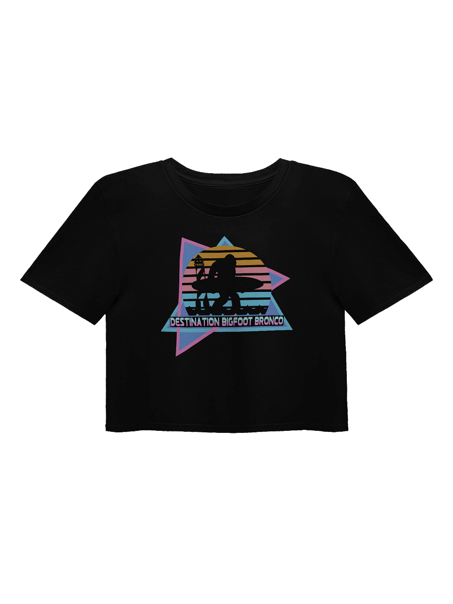 Destination Bigfoot Bronco Retro-Inspired Women's Crop Top (Multiple Colors Available) product image (1)