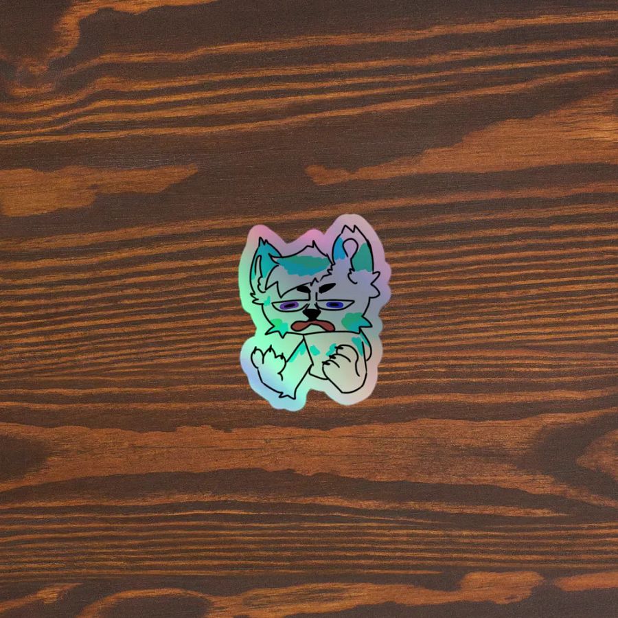 Fisk WTF Holographic Sticker product image (3)