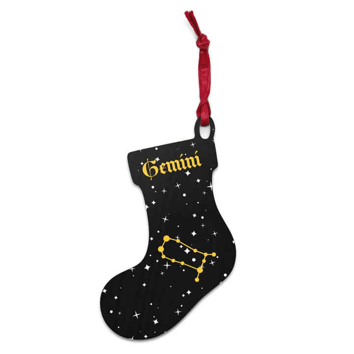 Celestial Gemini Wooden Ornaments product image (5)