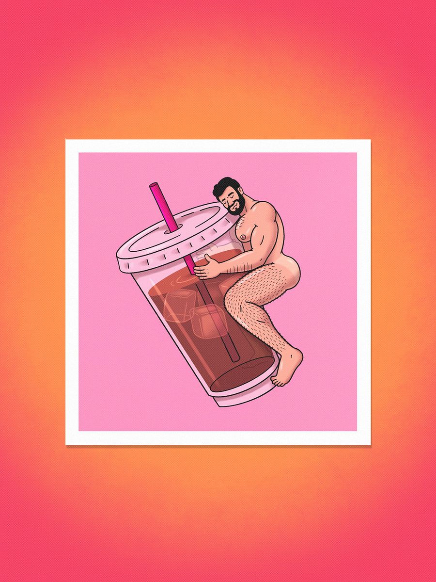 Iced Coffee 10x10 Print product image (1)