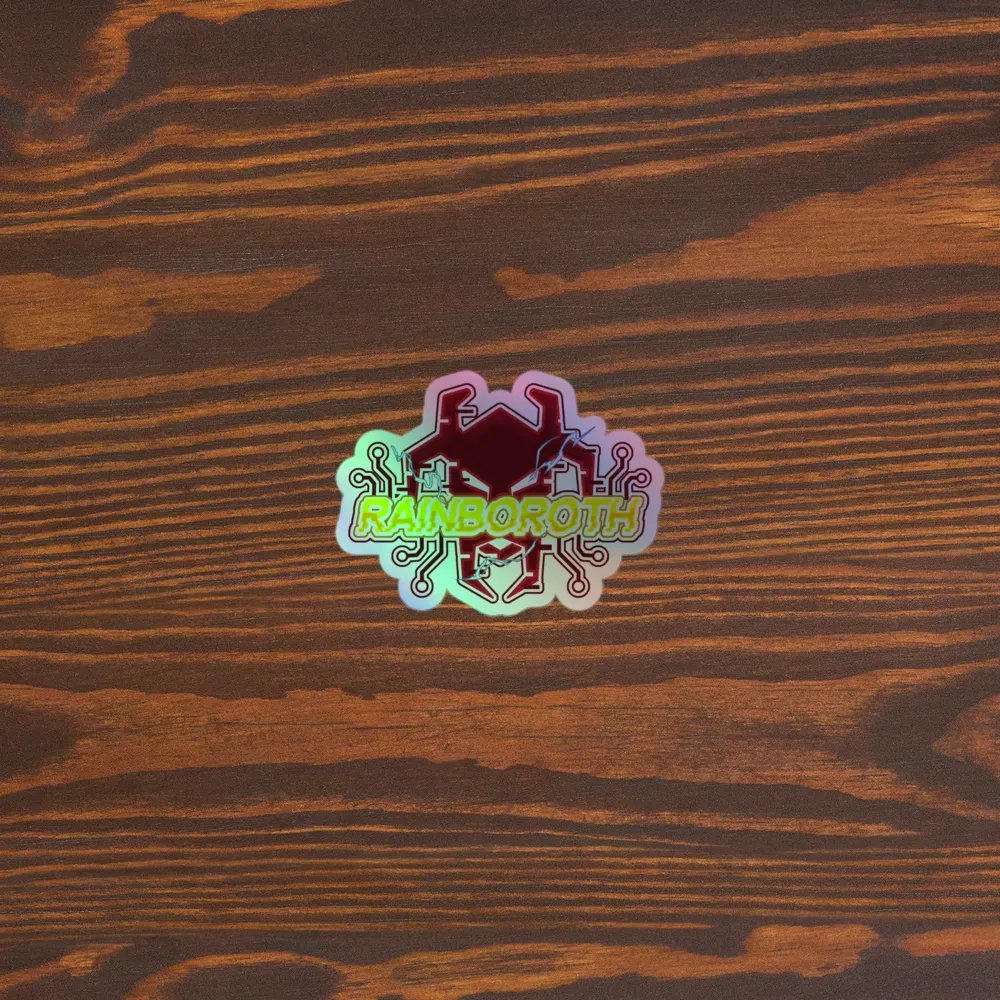 RAINBOROTH Logo Holo Sticker! product image (5)