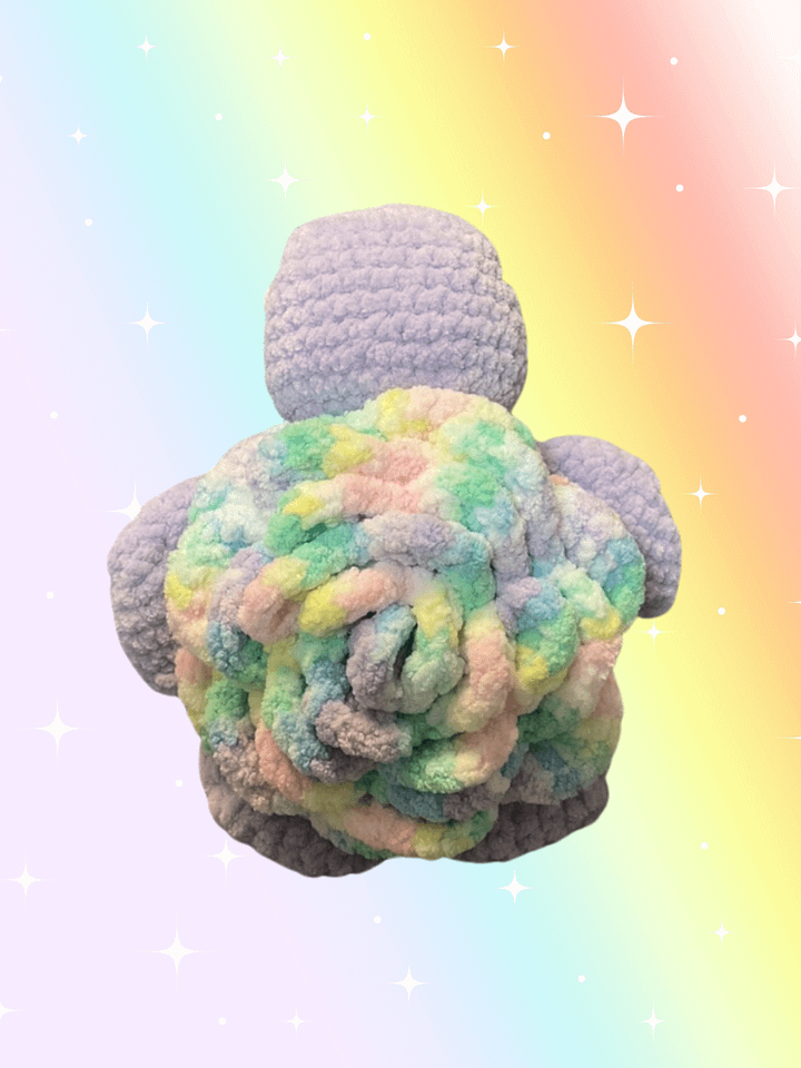 Pastel Rainbow Rose Turtle product image (2)