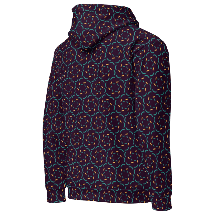 DDP Flux Geometric Allover Print Hoodie for Men and Women product image (5)